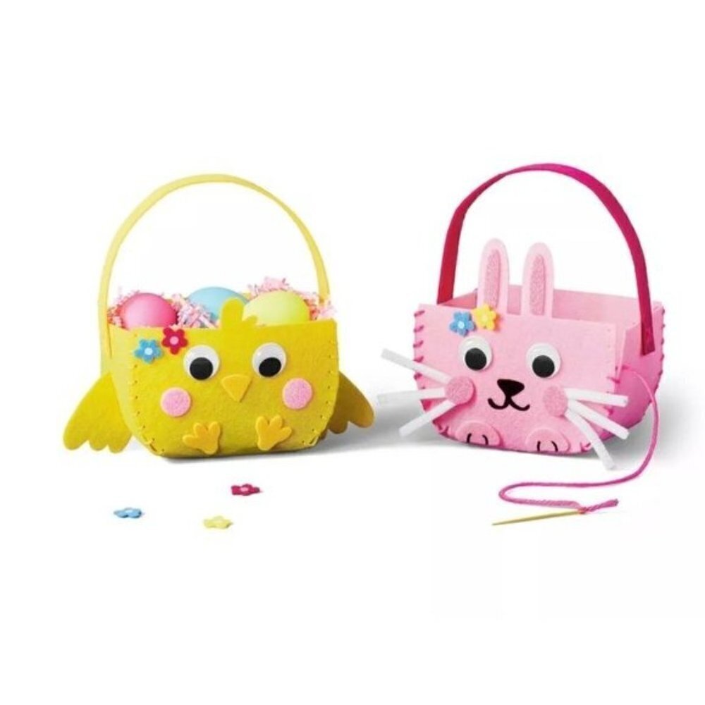Target Mondo Llama Easter Baskets Kit Felt Crafts Ages 6 Plus - Picture 2 of 7